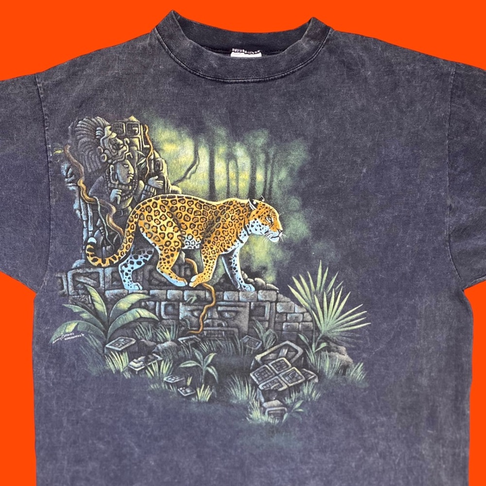 90s Leopard T Shirt by Harlequin